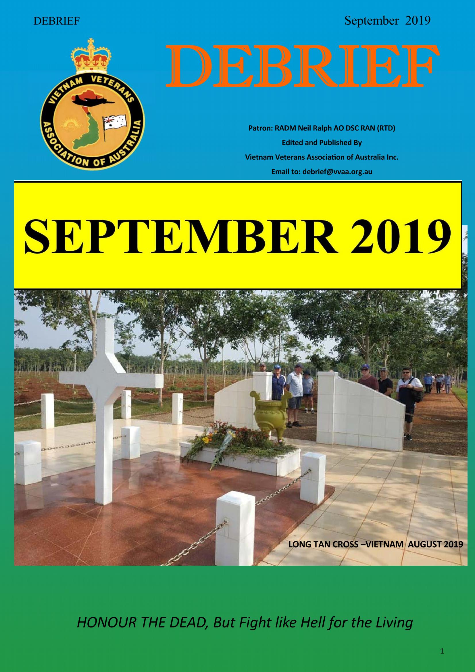 Debrief September 2019