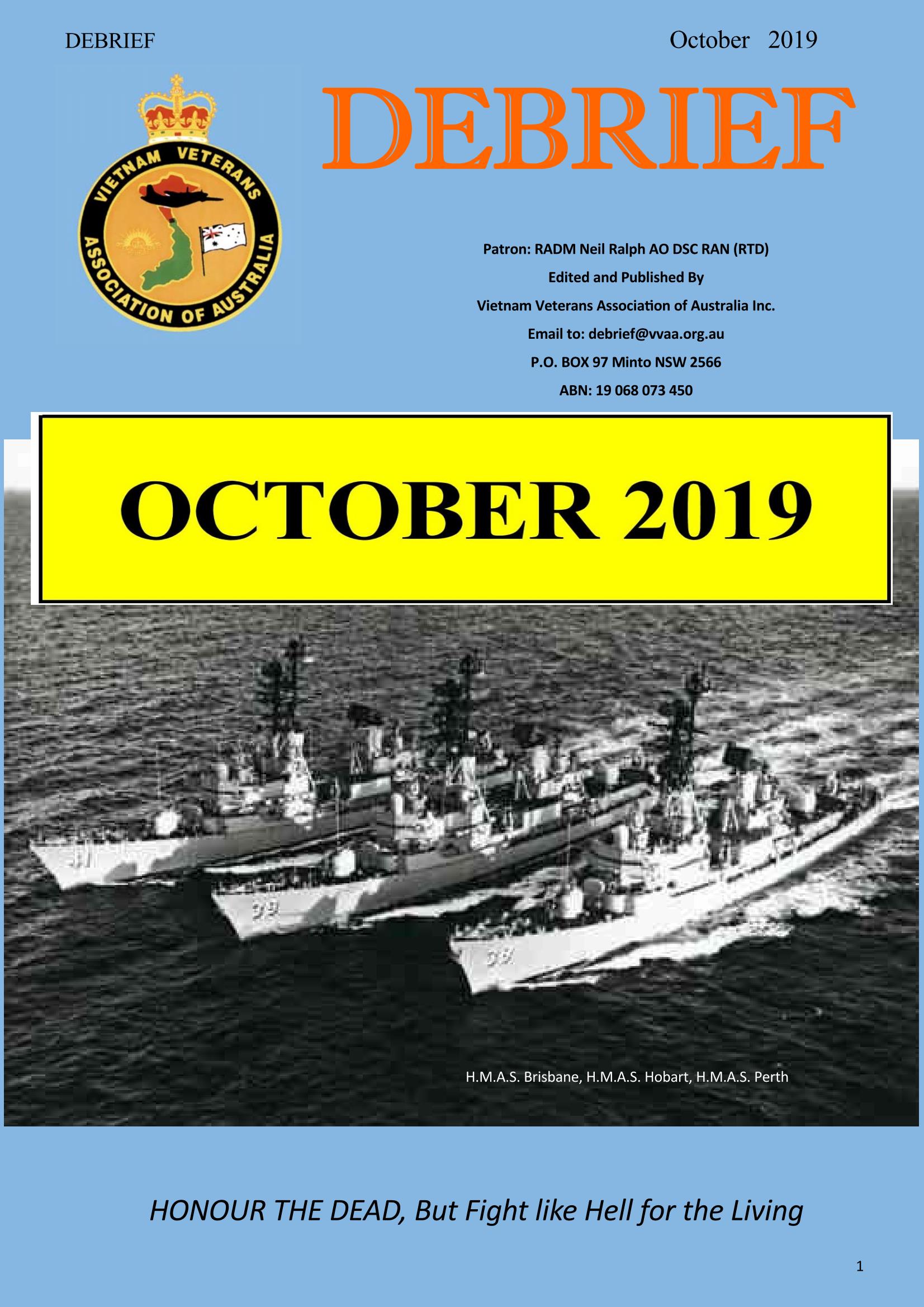 Debrief October 2019
