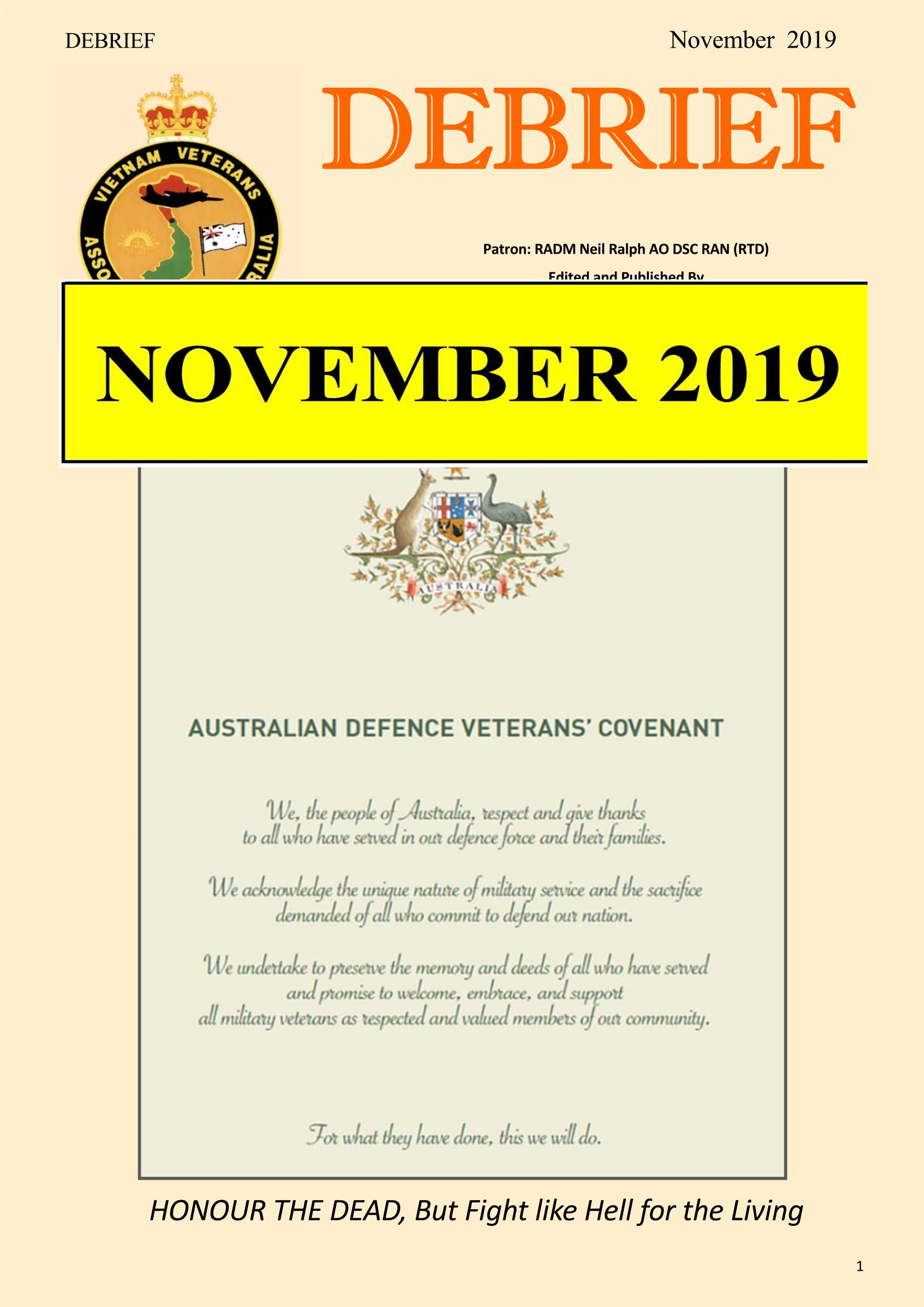 Debrief November 2019