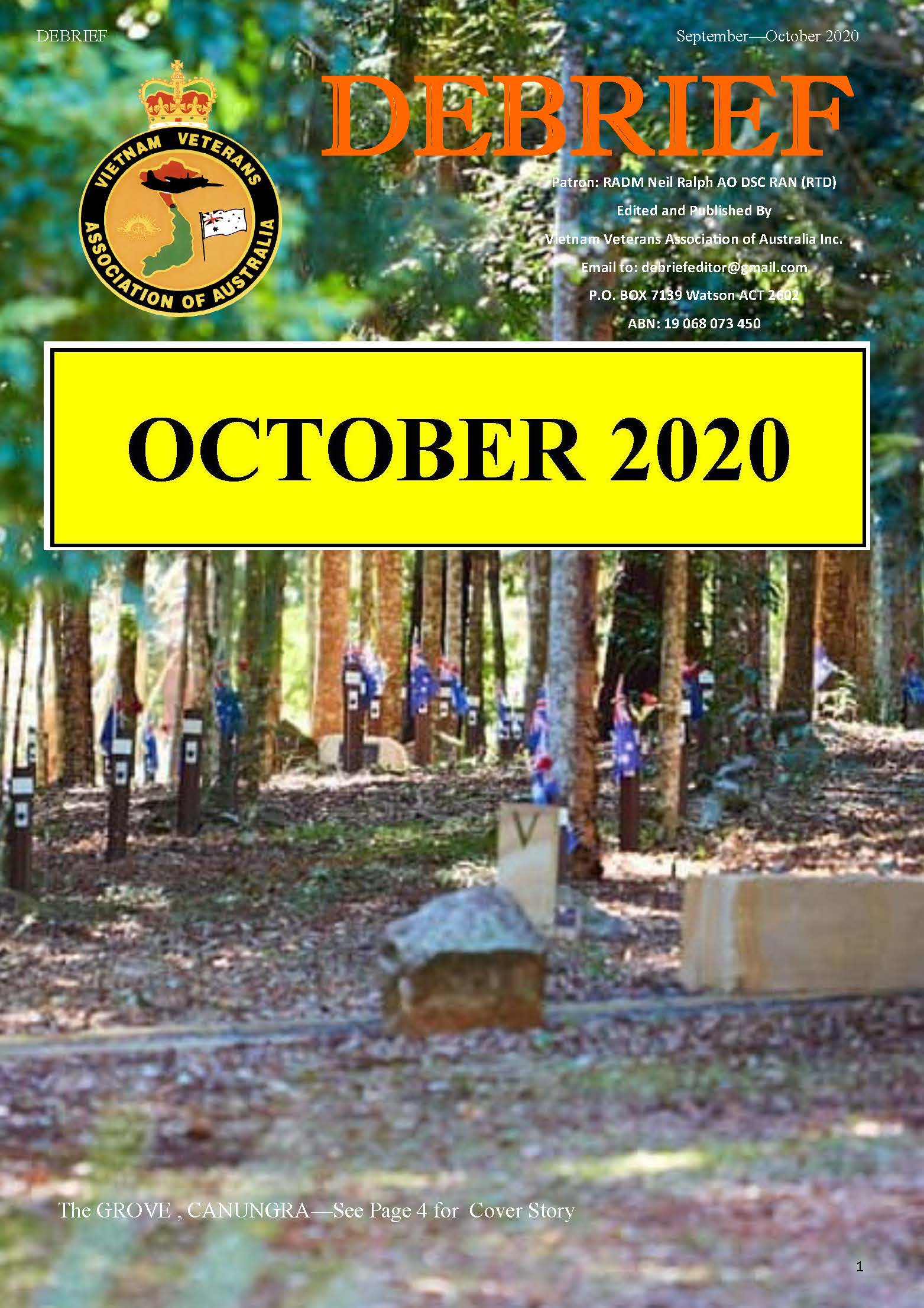 Debrief September-October 2020