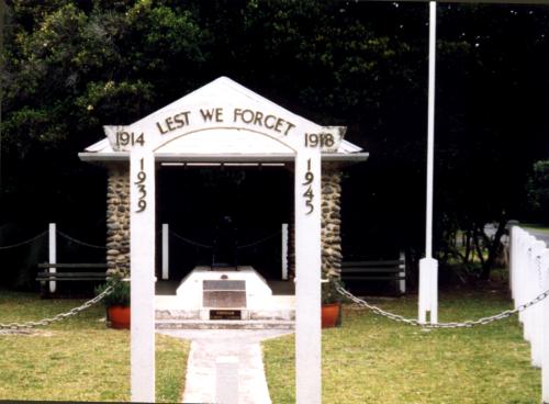 Memorial at Lord Howe Island