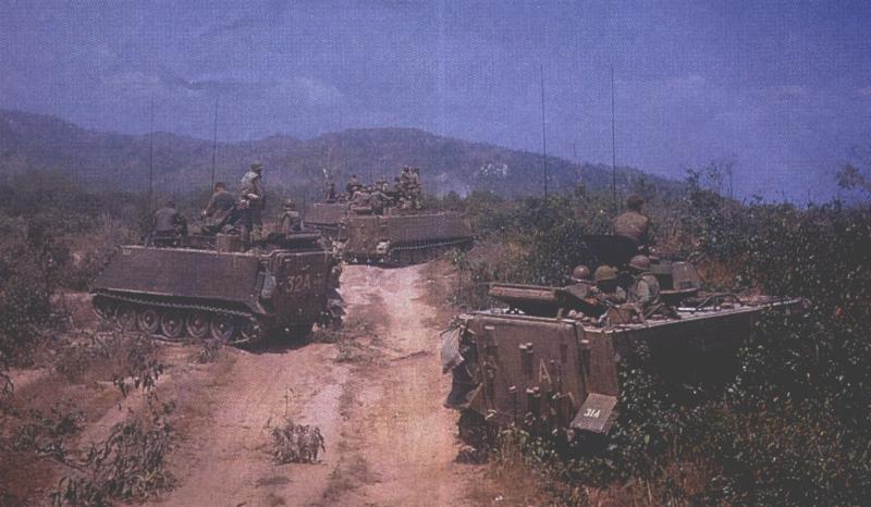 M113 personnel carriers in the Minh Dam Secret Zone