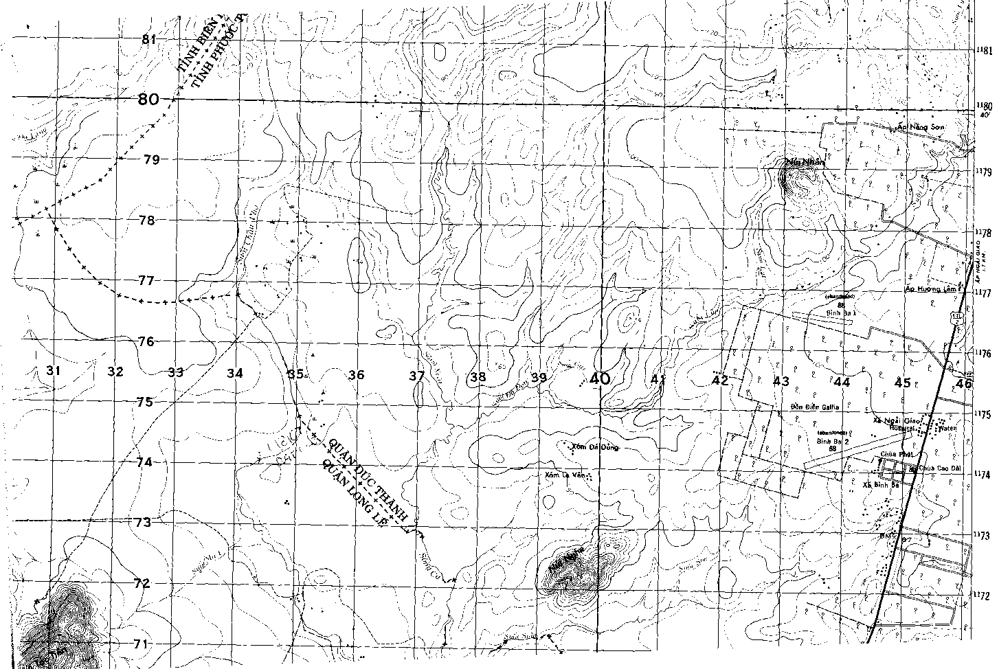 Nui Dat map (north)