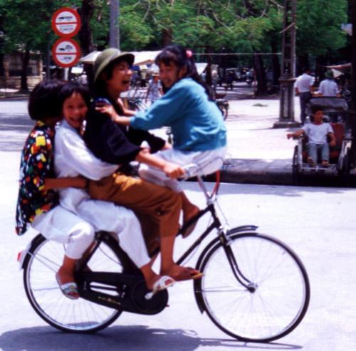 A bicycle built for - four?
