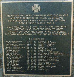 World War II Plaque